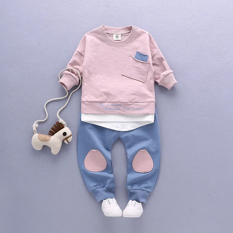 

Autumn kids clothes boys clothing set 2pcs set Lifestyle Sportswear long sleeve baby clothes 1-3 yeas, As pictures