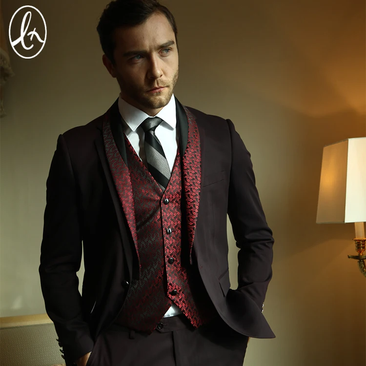 

2018 New Design Modern Slim Fit Tailor Woolen Male Tuxedo, As photo