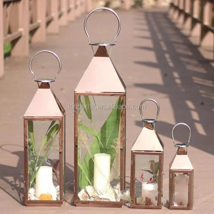 gold candle lantern