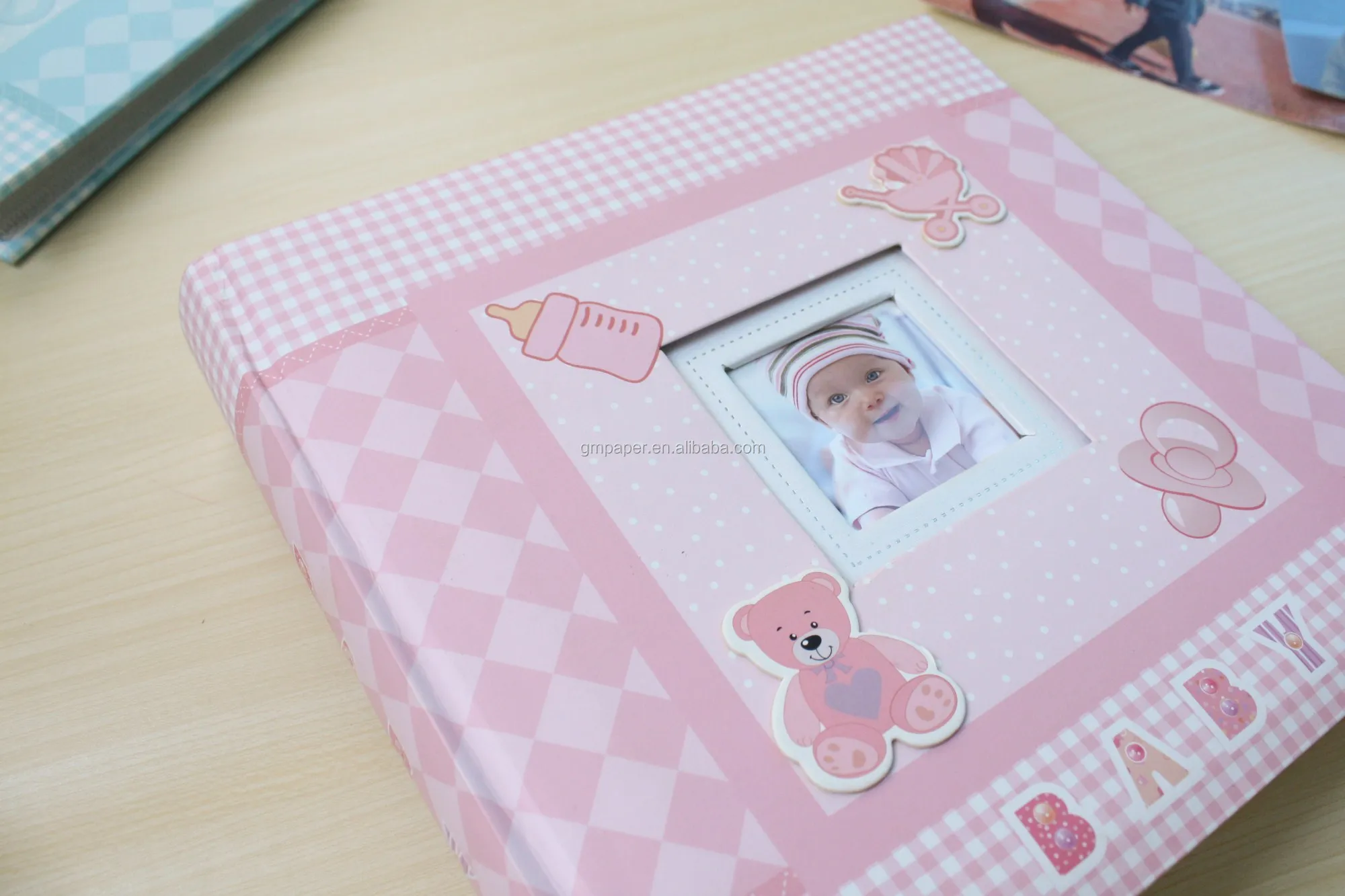 Cute 4r 6 Inch Baby Photo Book Wholesale Round Shape Binder 4x6 Photo
