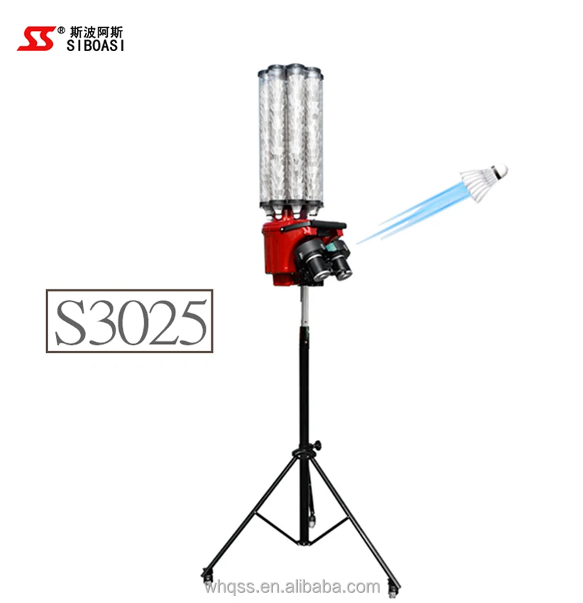 

SIBOASI auto badminton shuttlecock training shooter machine S3025