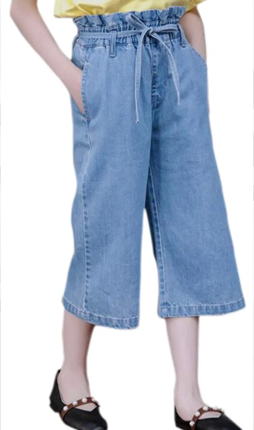 baggy capri jeans