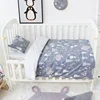 3pcs Cotton Baby Crib Bumpers Quilt Pillow Sheet Children Cot Bed Linen Set Baby Crib Bedding Sets