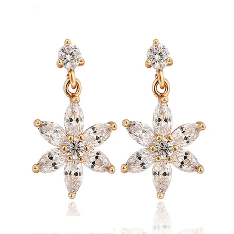 

27962 Hot sale best quality 18k gold color earring for woman, N/a