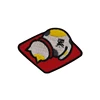 Custom iron on embroidery badges of cartoon patches for clothing