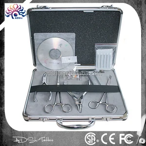 High Quality Professional Body Piercing tools kit supply & professional body piercing kit