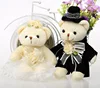 20cm Couple Bear Wedding Teddy Bear Plush Toys Wholesale Christmas Gift Wedding Gift