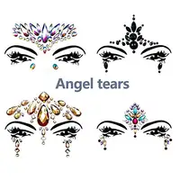 

Shinny Rhinestone Face Jewels Glitter Bindi Crystals Face Gems tickers for Festival Party