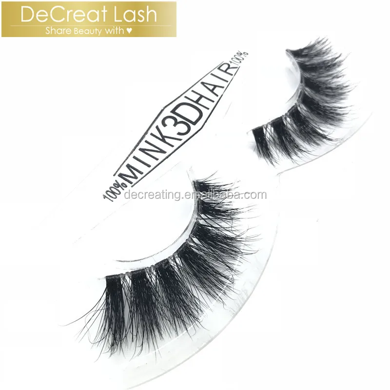 

Natural clear band 3d eyelashes mink lash, Natural black
