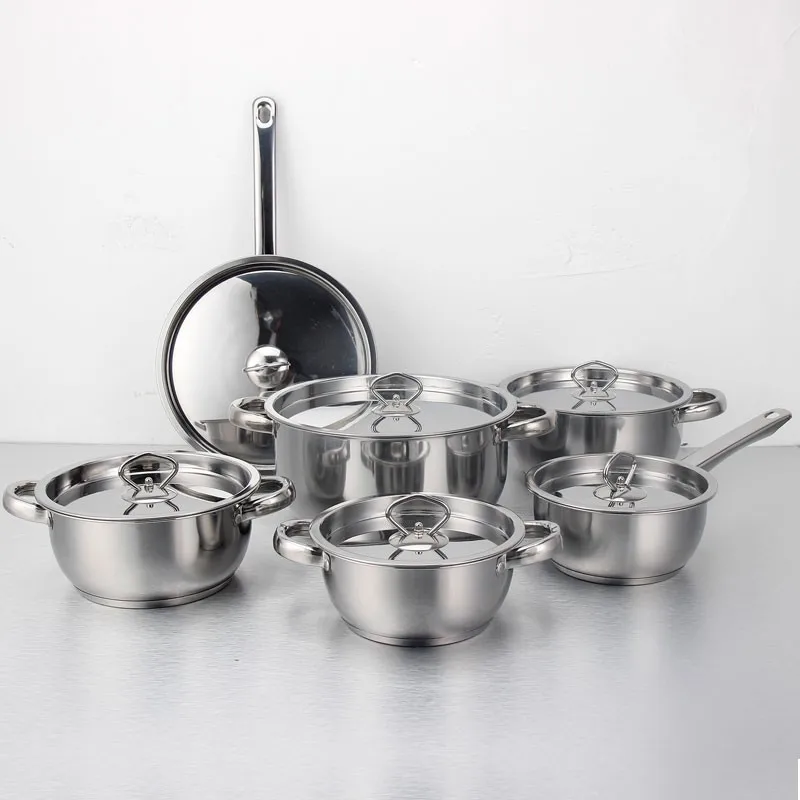 stainless steel cooking pot set