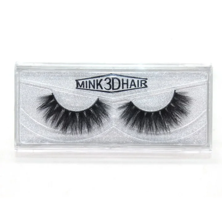 

Customized 3d synthetic fiber self-adhesive false eyelashes, Black