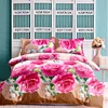 100% polyester cloth Soft polyester 75D*150D brushed microfiber pigment printing fabric for bed sheet