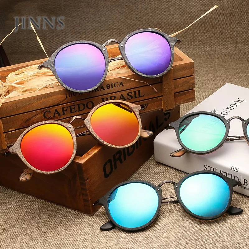 

Fashionable private label mens women polarized sunglasses wood