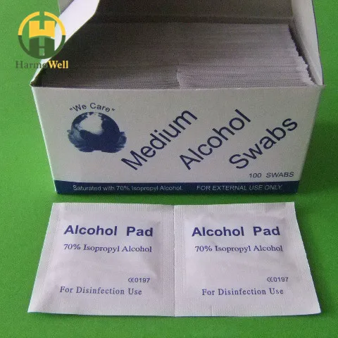 alcohol cotton swabs