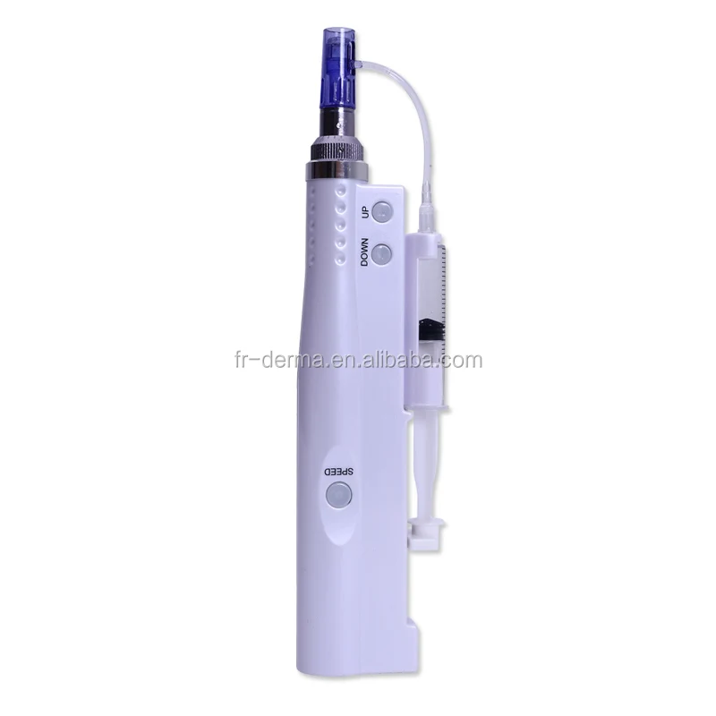 

FR 2 in 1 water mesotherapy injector Rechargeable derma skin meso pen for skin rejuvenation, White,black