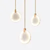 Natural Marble Pendant Light Modern Restaurant Villa Living Room Decoration Pendant Lamp Home Decor Lighting