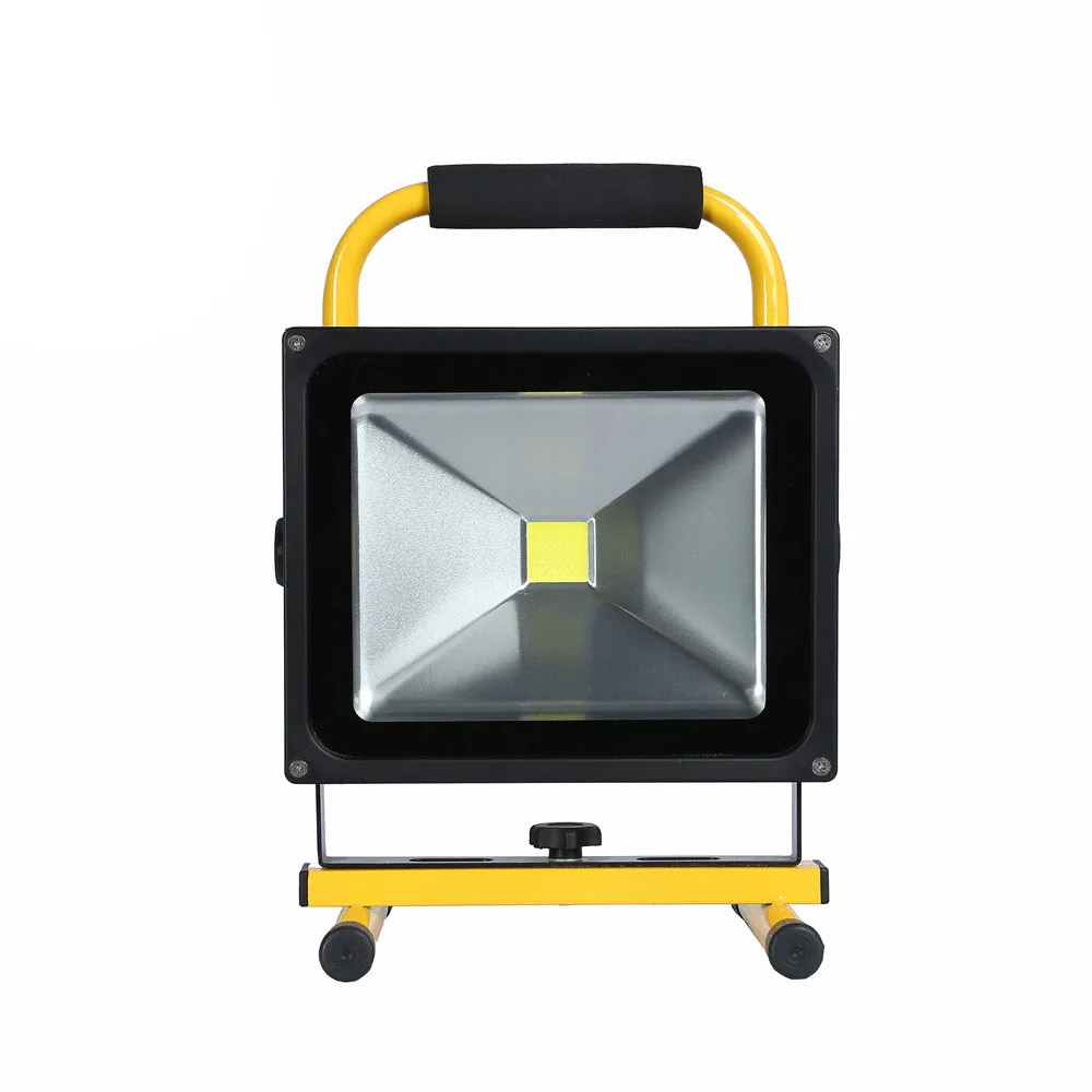 Classic 30W COB Rechargeable Battery Portable H Stand Led Flood Work Light Outdoor