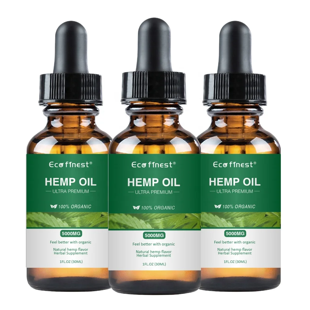 

ECO finest 100% Pure & Natural Cold Pressed Hemp Seed Oil Drops