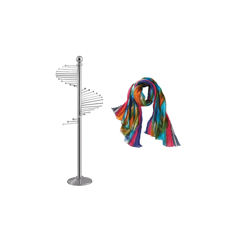 Retail Store Hanging Scarf Display Stand Buy Scarf Display Stand