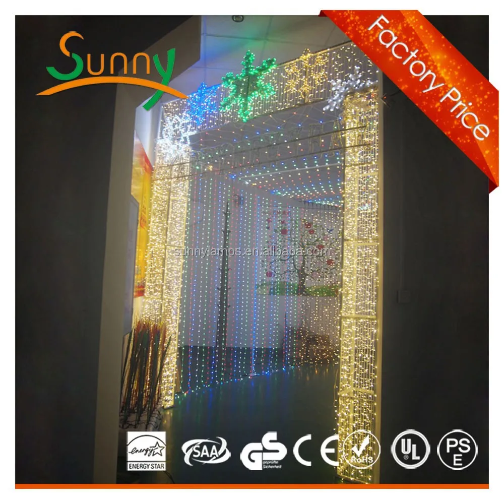 
2M two-layer fountain outdoor led firwork lamp, garden decor LED fireworks light 