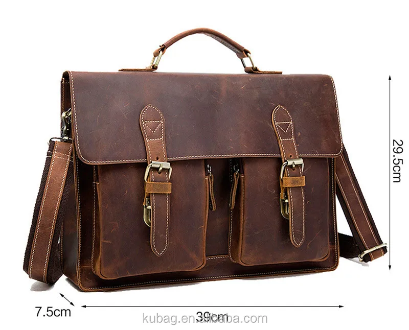 modern mens leather briefcase