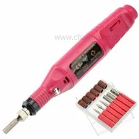 

1set 6bits Power Nail Art Drill Professional Electric Manicure Machine Nail Drill Pen Pedicure File Polish Tool Accessories New
