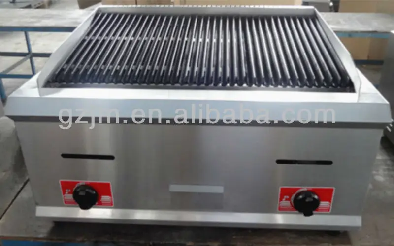 Comptoir Électrique Roches De Lave Gril Pour Cuisine Faire en usine à gaz pour la viande en roche de lave Grill