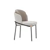 2018 Modern Italian Designer Upholstered Hotel Restaurant Fil Noir Dining Chair for sale