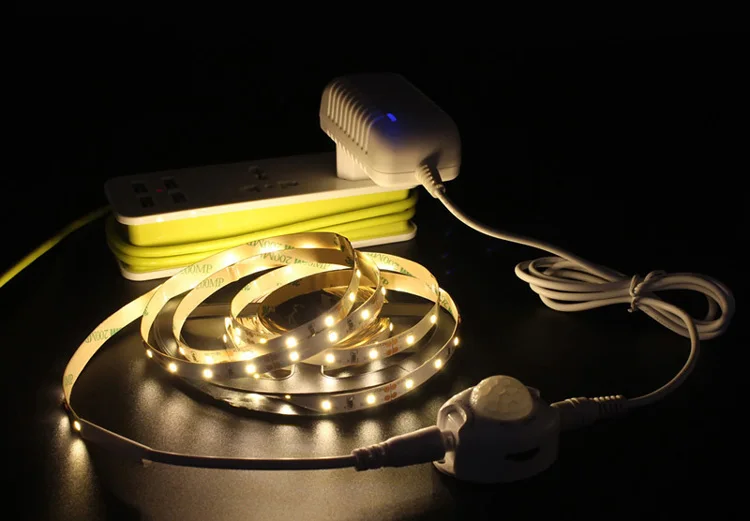 Led intelligent automatic human sensor controller 3528 5050 light with bed light night light lighting dimmer