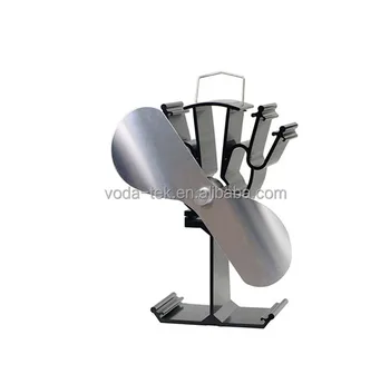 2 Blades Stove Fan Fireplace Fans For Wood Pellet Gas Stoves