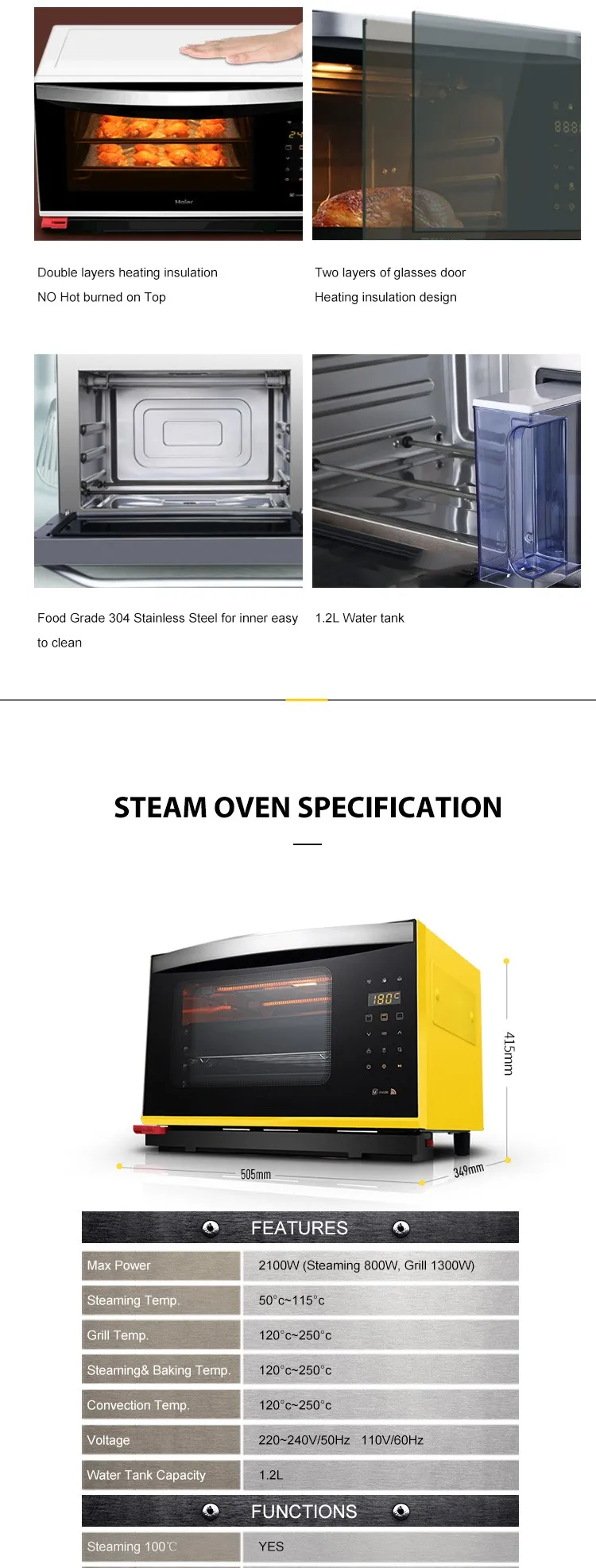 Convection oven steam фото 115