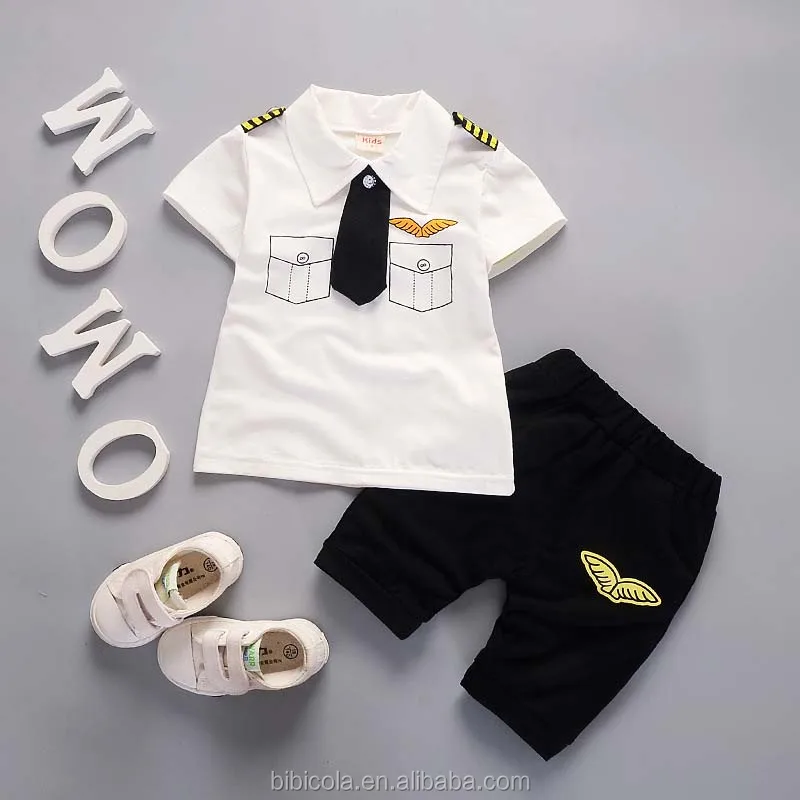 

Boys Clothing Set Kids Formal T shirt Baby Boys Clothing, Picture color