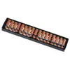 17 Robs Plastic Portable Soroban Abacus, Arithmetic Tool Kid's Math Learn Aid Caculating Toys Gifts