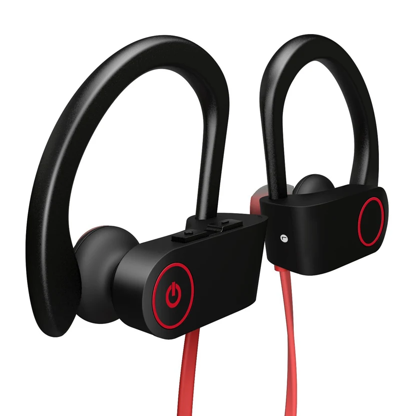 

2019 New Arrival Sport Earphone Smart Phone Use Wired Headphone For iphone For Samsung Use, Black/red headphone