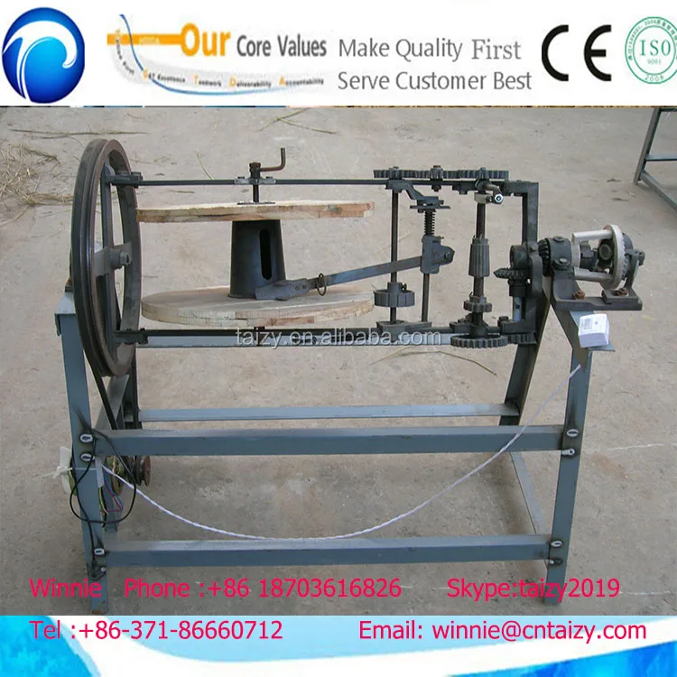 Hot Sale Jute Rope Making Machine Rope Winding Machine Rice Straw Rope