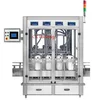 Automatic 6 nozzles inline filling machine for 25kg drum