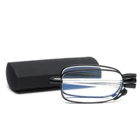 

Online Foldable Blue Light Blocking Glasses Anti Blue Light Pocket Folding Reading Glasses with Case