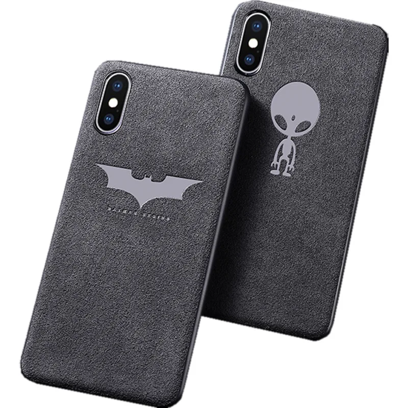 

Christmas 2019 New Custom Non-Slip Plush Mobile Back Cover Mold Suede Fabric Cell Phone Case For Iphone XS/XS Max/XR, N/a