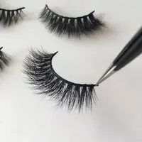 

2019 hot selling professional full strip lashes wholesale price 3d mink fur strip eyelashes