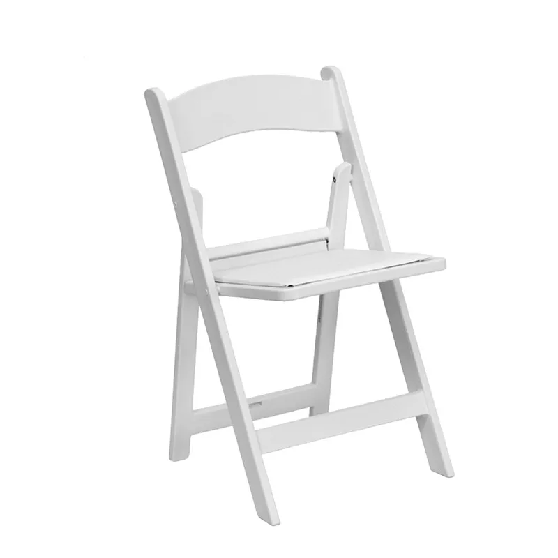 

ZY39190 white wedding garden plastic folding chair, White,gold. silver