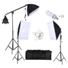5 Light head holder & 5070 softbo kit Photography tent set with 45W led photo studio bulb, light stand & carry bag