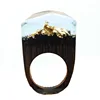 Fashion Wholesale New Design Statement Fantasy Parts Tree Of Life Film Women Resin Wood Rings
