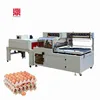 Egg pallet/cookies box/ phone box pof film thermal shrink wrap packing machine