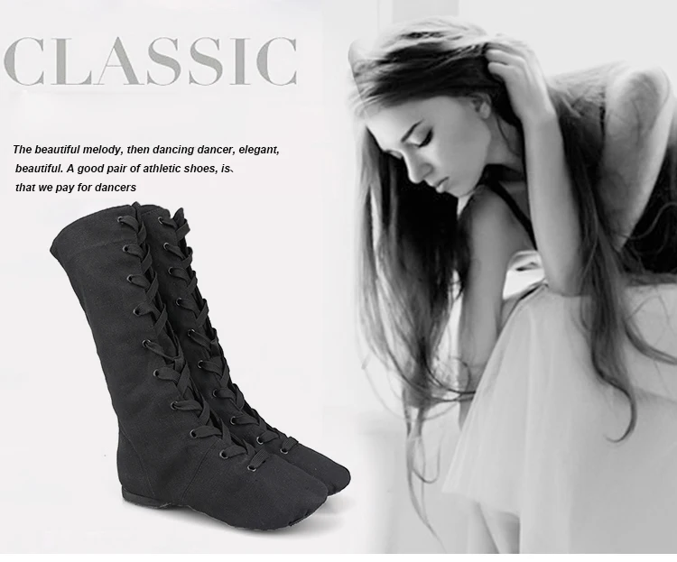 canvas dance boots