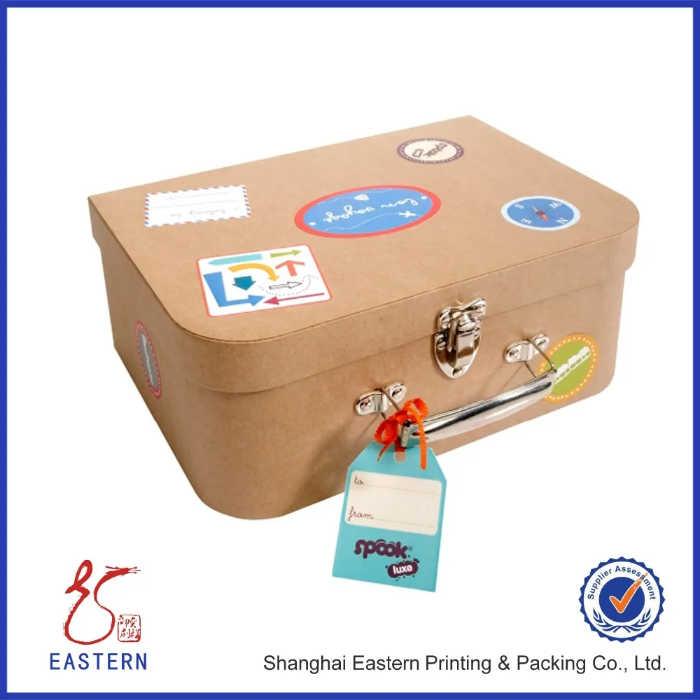 Wholesale Kraft Paper Suitcase Gift Box Buy Suitcase Gift Box,Kraft Paper Gift Box,Wholesale