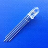 Factory price wholesale clear 5mm 4-pin round multi-color controllable rgb led diode