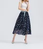 Latest women style skirt wholesale printed fashion ladies skirts