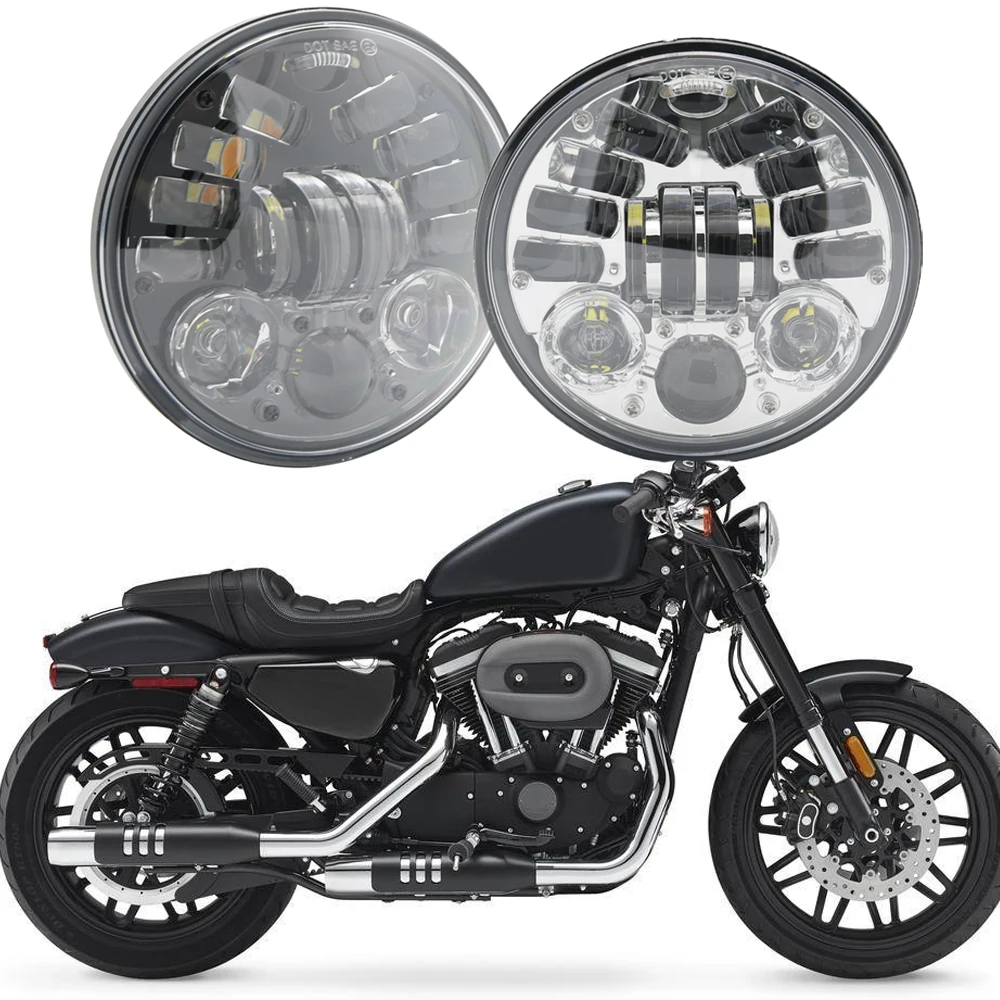 

Motorcycle lighting system LED round led headlights for harley Sportsters motorcycle Street Triple Rocket