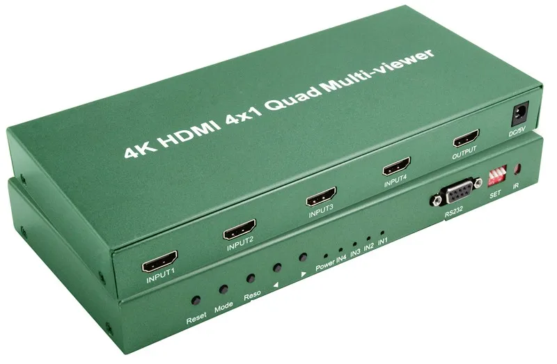 Hot Hdmi 4x1 Quad Screen Multiviewer Seamless Switcher From Sfx 4k 4x1 ...