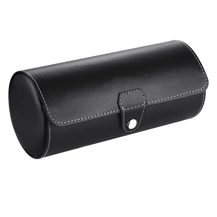 Handmade Durable Suede Leather Blank Watch Case Men Watch Sets With Box